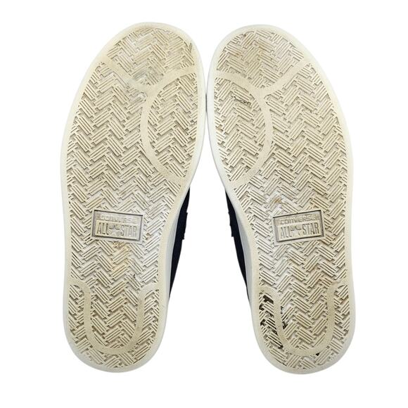 Converse Shoes Womens 6 Navy Blue Suede Leather Low Tops One Star Comfy Preppy - Picture 14 of 14